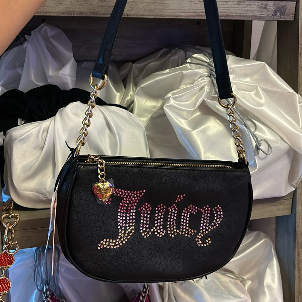 Juicy couture rhinestone shoulder bag